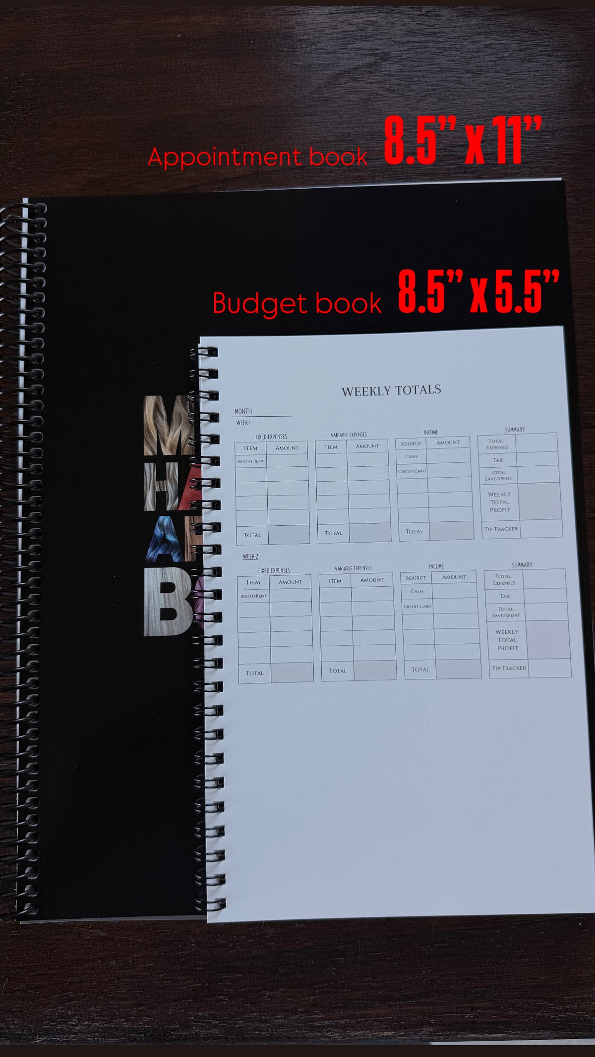 My 2027 Hairstylist Appointment Book