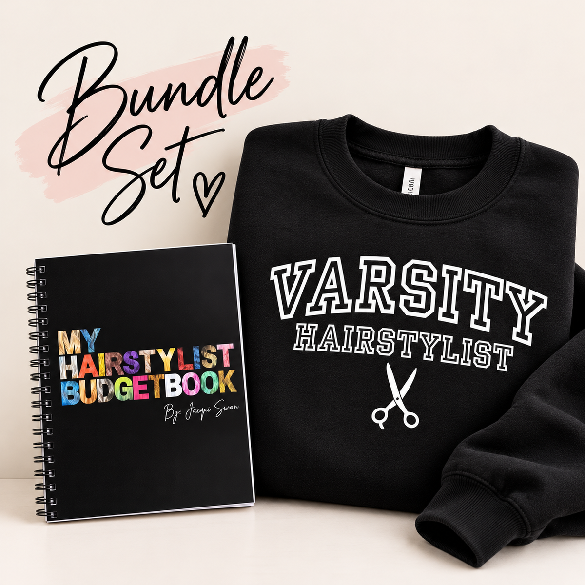 Budget Book & Crew Neck Bundle Set