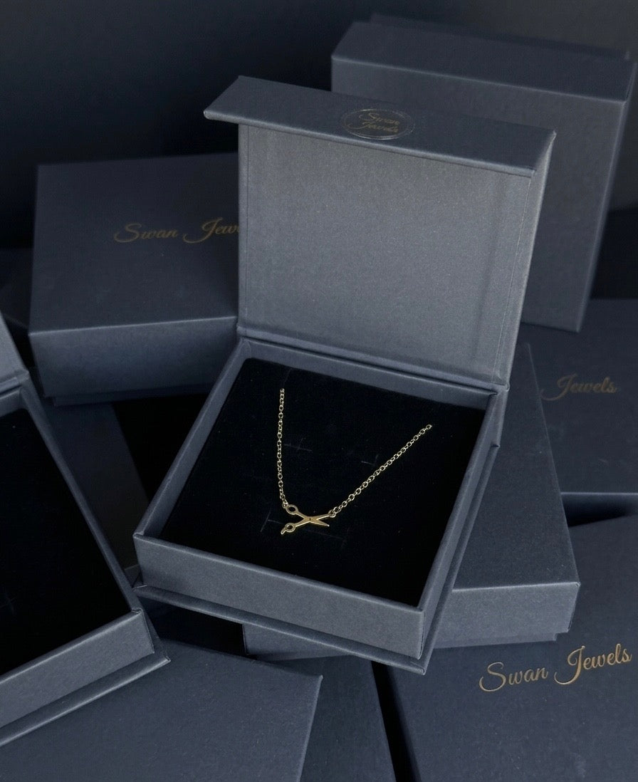 Dainty Shears Necklace