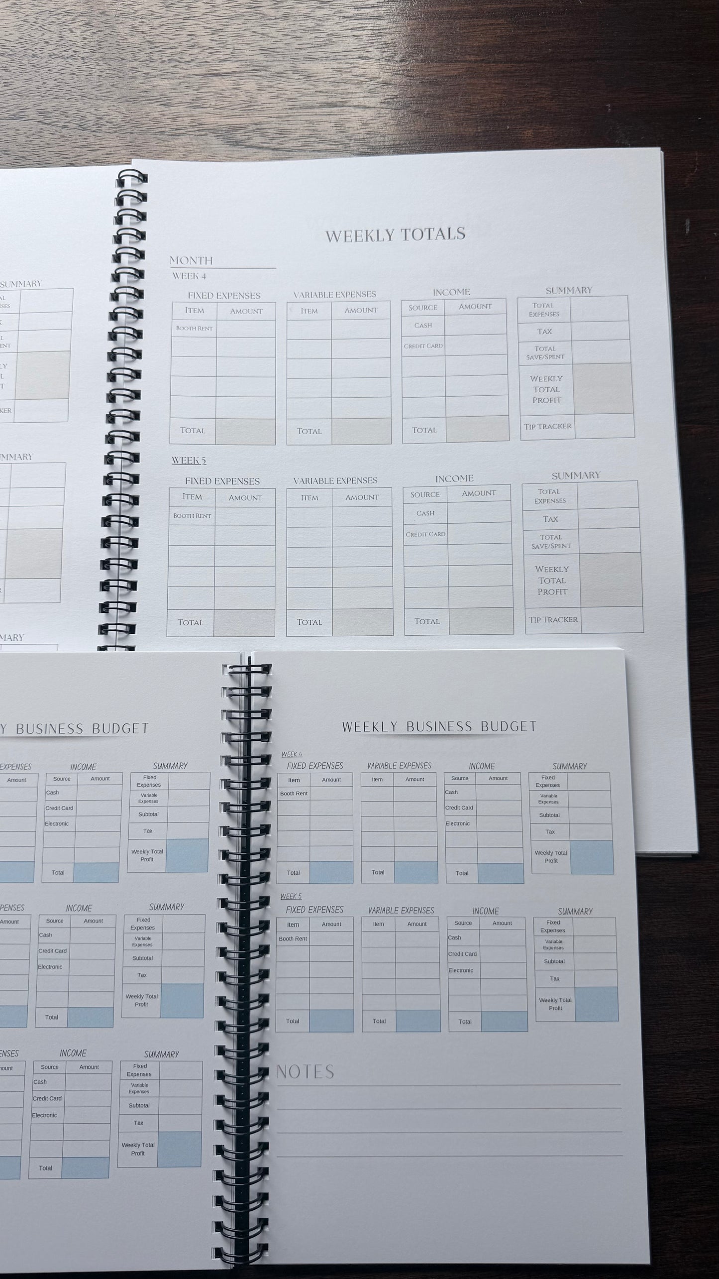 My Self-Employed Budget Book